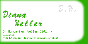 diana weller business card